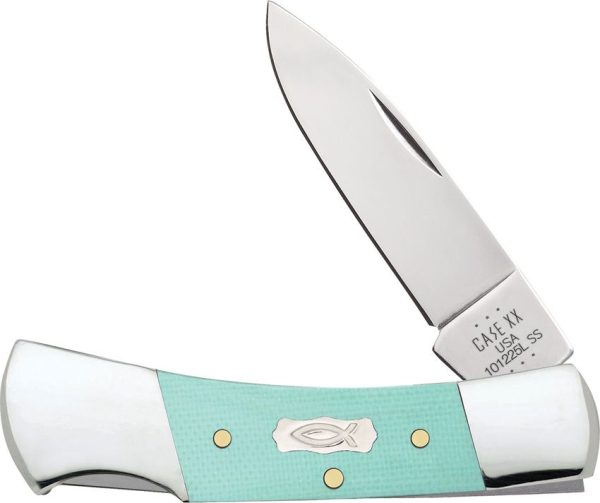 Case Cutlery Lockback Seafoam Green G10