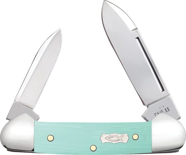 Case Cutlery Baby Butterbean Seafoam Green G10