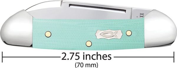 Case Cutlery Baby Butterbean Seafoam Green G10