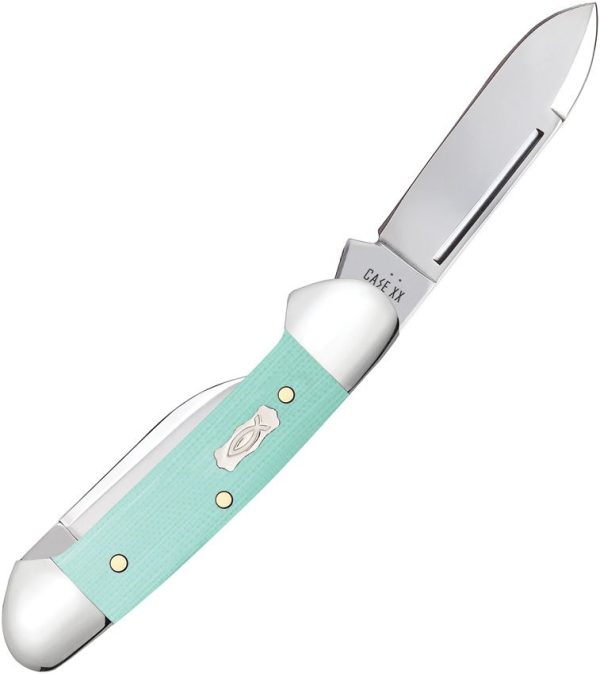 Case Cutlery Baby Butterbean Seafoam Green G10