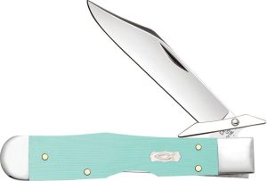 Case Cutlery Cheetah Cub Seafoam Green G10