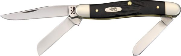 CA18222.jpg Case Cutlery Medium Stockman Rough Black