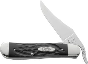 Case Cutlery RussLock Rough Black Linerlock Folding Knife