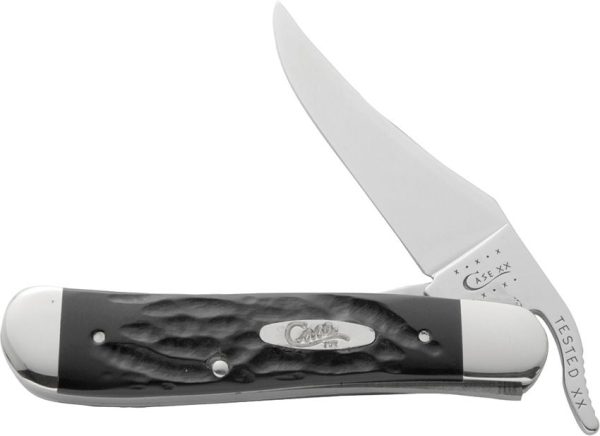 Case Cutlery RussLock Rough Black Linerlock Folding Knife