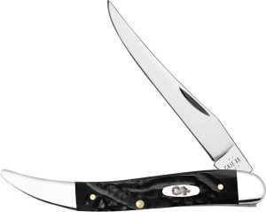 Case Cutlery Toothpick Rough Black Synthetic Folding Knife