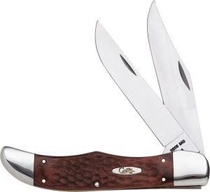 Case Cutlery Folding Hunter Brown Delrin Multi-Blade Knife