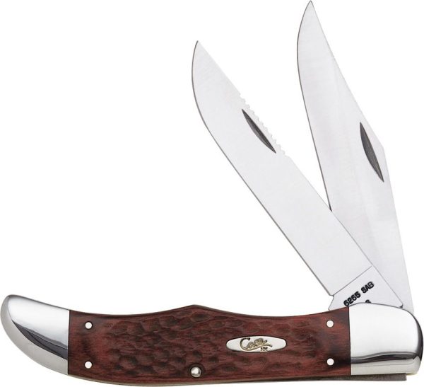 Case Cutlery Folding Hunter Brown Delrin Multi-Blade Knife