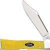 Case Cutlery Copperlock Yellow Bone Locking Folder