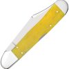 Case Cutlery Copperlock Yellow Bone Locking Folder
