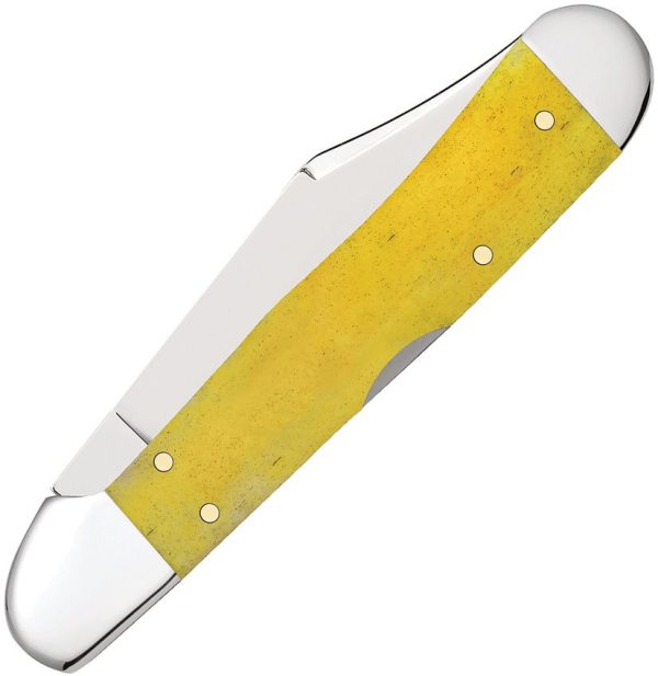 Case Cutlery Copperlock Yellow Bone Locking Folder