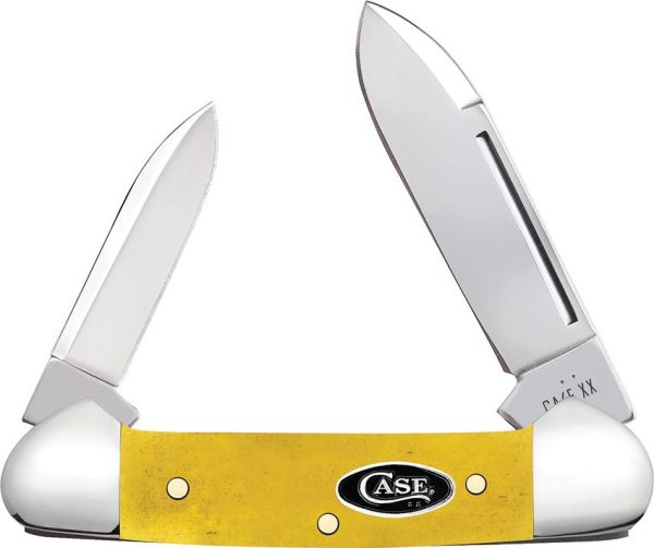 CA20027.jpg Case Cutlery Baby Butterbean Yellow Bone Small Folding Knife