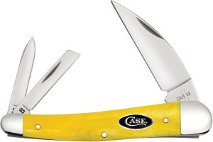 Case Cutlery Seahorse Whittler Yellow Bone Multi-Blade Knife