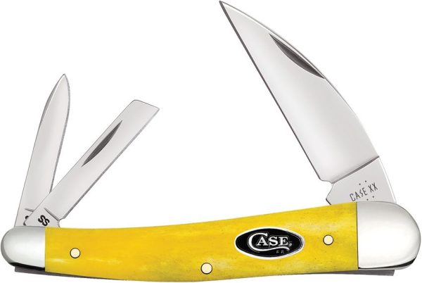 Case Cutlery Seahorse Whittler Yellow Bone Multi-Blade Knife