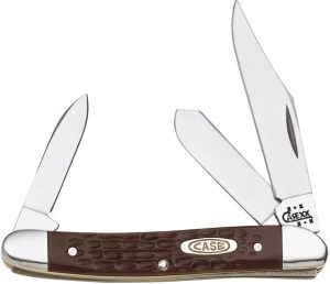 CA217.jpg Case Cutlery Medium Stockman Brown Delrin