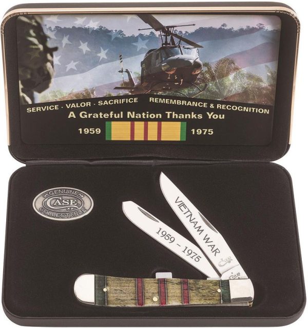 Case Cutlery Vietnam War Trapper 6254 SS Folding Knife