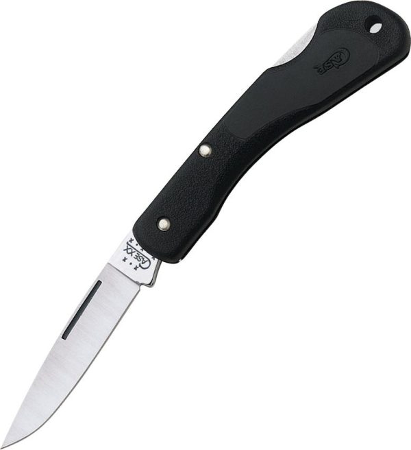 Case Cutlery Mini Blackhorn Lockback - Black Zytel