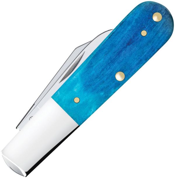 Case Cutlery Barlow Caribbean Blue Sawcut Bone