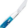 Case Cutlery Barlow Caribbean Blue Sawcut Bone