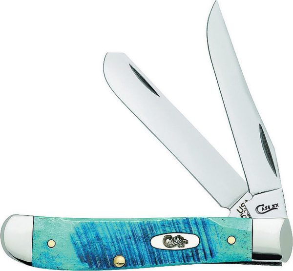 Case Cutlery Mini Trapper Caribbean Blue Folding