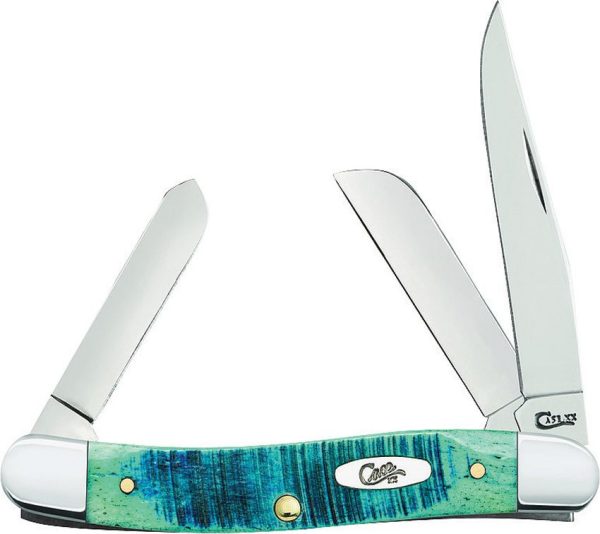 Case Cutlery Stockman Caribbean Blue Three-Blade