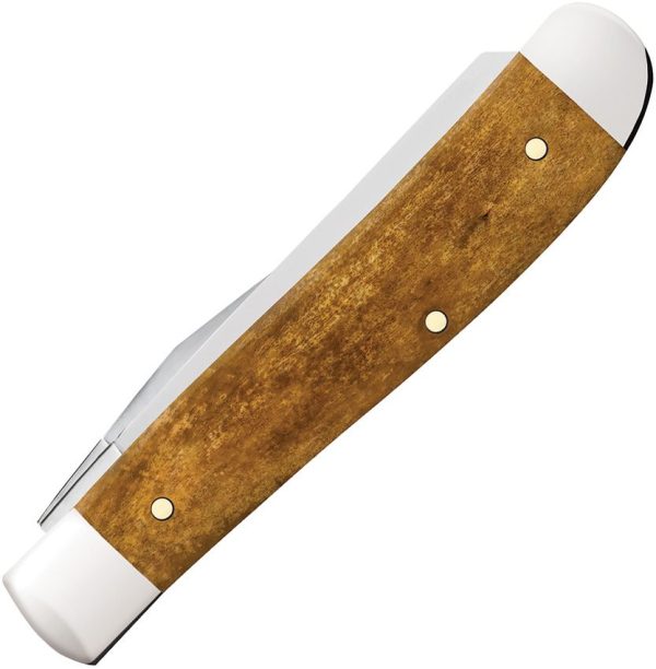 Case Cutlery Jeep Mini Trapper Antique Bone