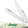 Case Cutlery Jeep Trapper Natural Bone Stainless