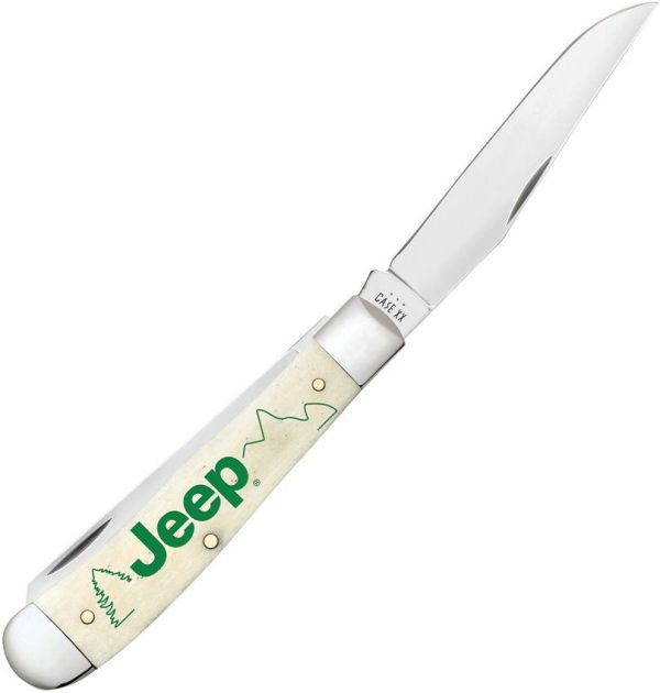 Case Cutlery Jeep Trapper Natural Bone Stainless