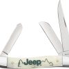 Case Cutlery Jeep Medium Stockman - Bone Handle