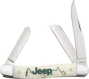 Case Cutlery Jeep Medium Stockman - Bone Handle