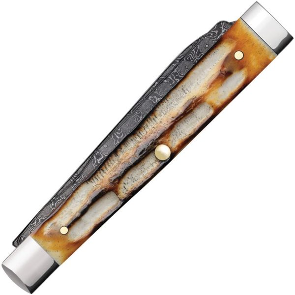 Case Cutlery Baby Doc Burnt Bone - Damascus Steel