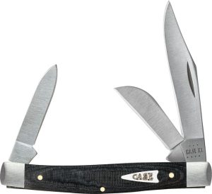 Case Cutlery Stockman Black Micarta - Compact