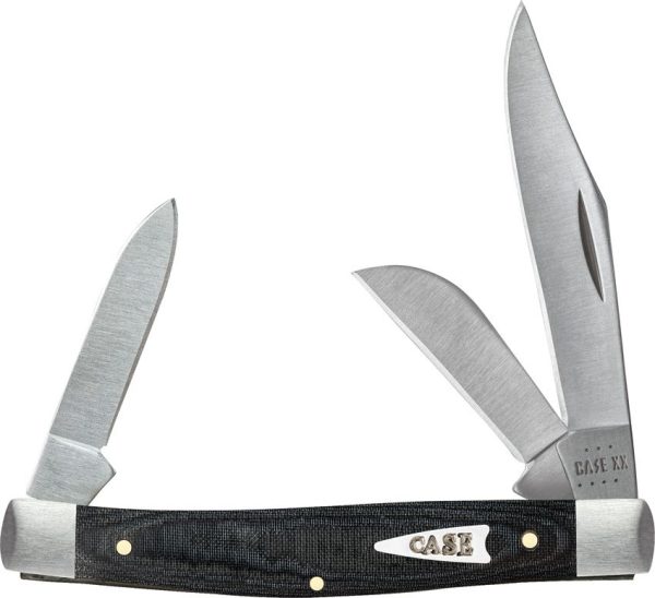 Case Cutlery Stockman Black Micarta - Compact