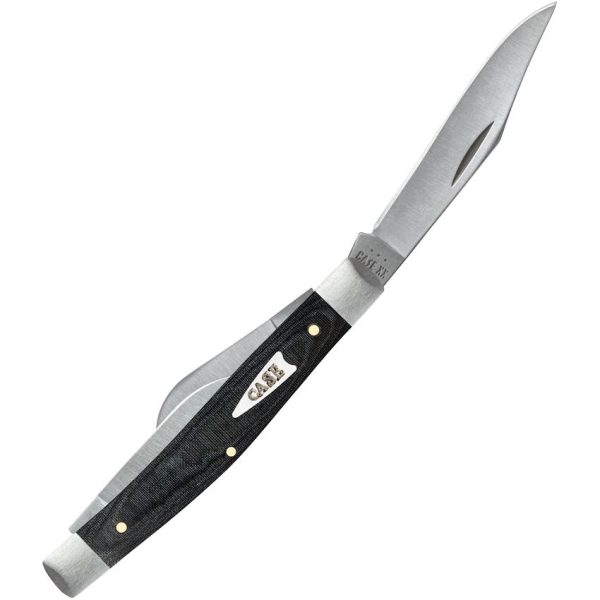 Case Cutlery Stockman Black Micarta - Compact