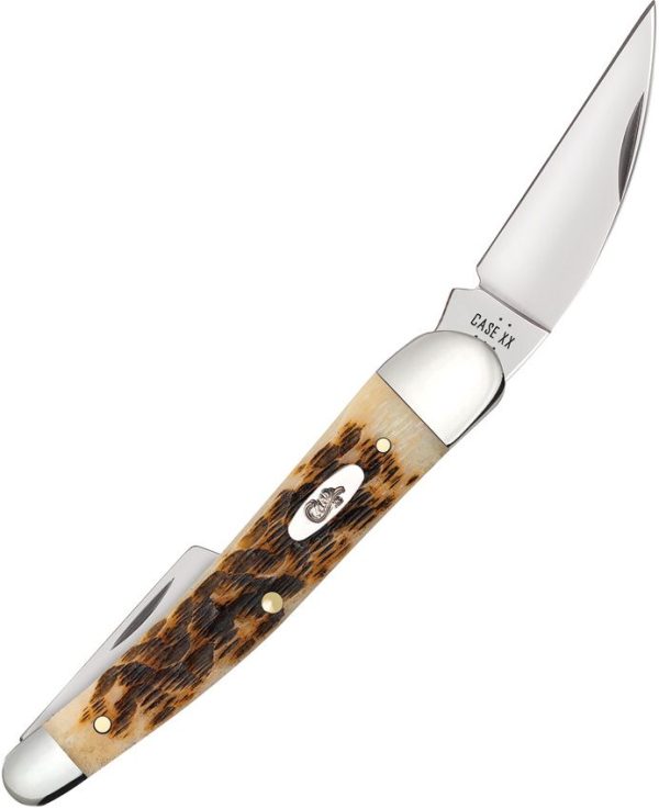 Case Cutlery Seahorse Whittler Amber Bone