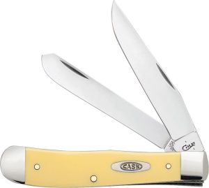 Case Cutlery Trapper Yellow Synthetic CV