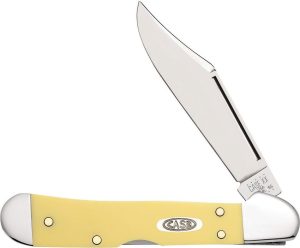 Case Cutlery Mini Copperlock Yellow Synthetic