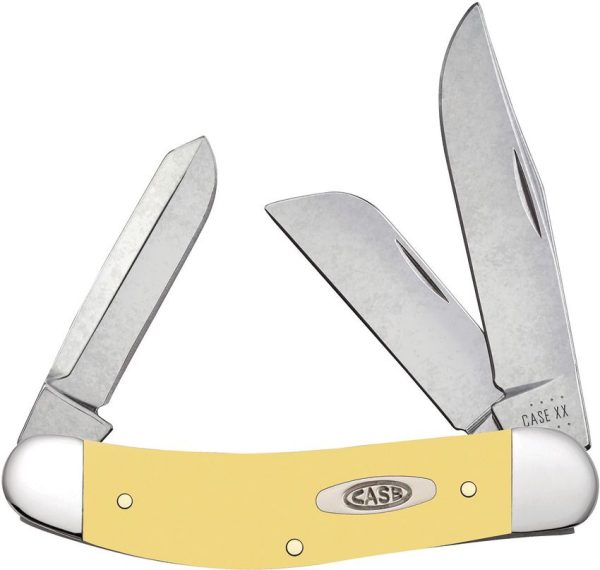 Case Cutlery Sowbelly Yellow Synthetic CV