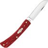 Case Sod Buster Jr Dark Red Bone Folding Skinner