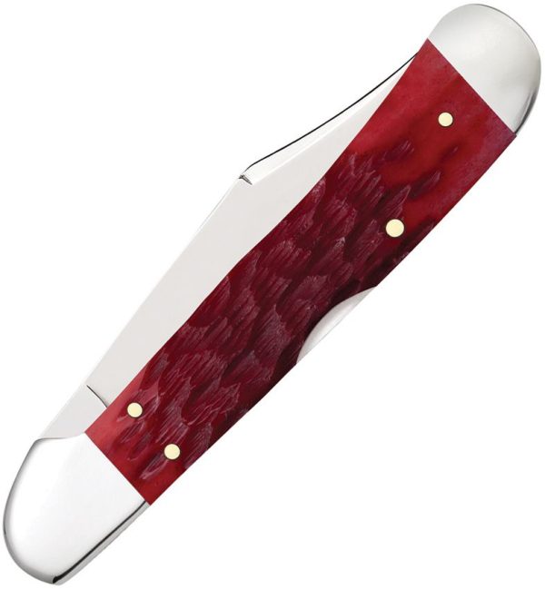 Case Copperlock Dark Red Bone Locking Clip