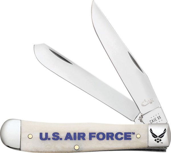 Case Cutlery Air Force Trapper Deluxe - Bone