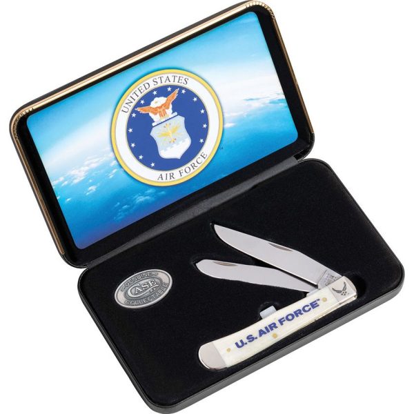 Case Cutlery Air Force Trapper Deluxe - Bone