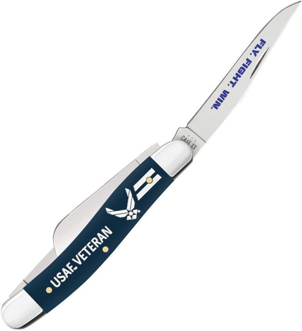 Case Cutlery U.S. Air Force Stockman - Blue Synthetic