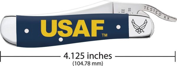 Case Cutlery U.S. Air Force Russlock - Blue Synthetic