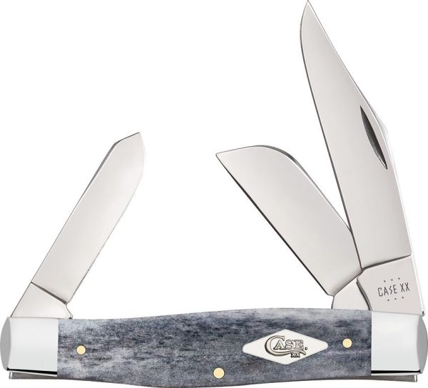 CA34203.jpg Case Large Stockman - Gray Bone Handle