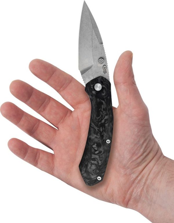 Case Cutlery Westline S35VN Drop Point Carbon Fiber