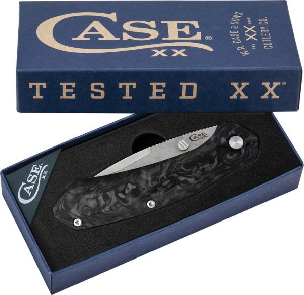 Case Cutlery Westline S35VN Drop Point Carbon Fiber