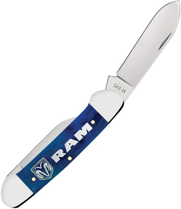Case Cutlery RAM Canoe Navy Blue Bone