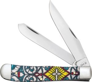 Case Cutlery Trapper Stained Glass - Bone
