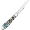 Case Cutlery Trapper Stained Glass Dove - Bone
