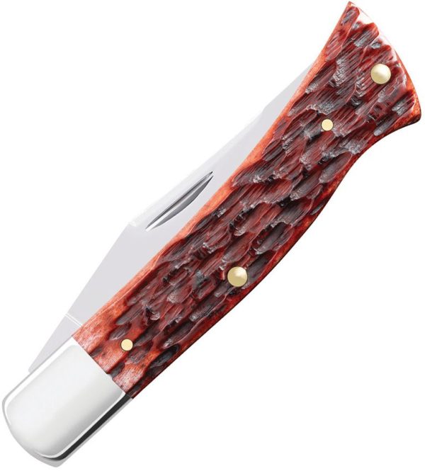 Case Cutlery Axe Handle Clip Blade - Mahogany Bone